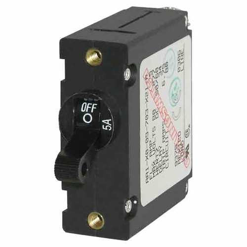 Blue Seas, Blue Sea A Series Toggle Circuit Breaker, 5 Amps