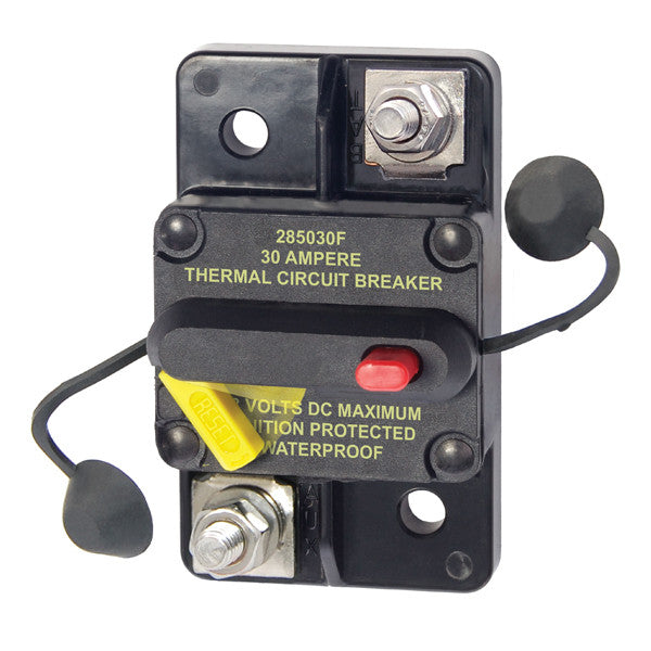 Blue Seas, Blue Sea 285 Series Surface Mount Circuit Breaker, 30 Amps