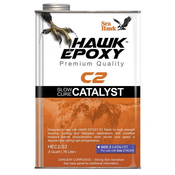 Sea Hawk, Hawk Epoxy C2 Slow Catalyst, Size - .8 Quart