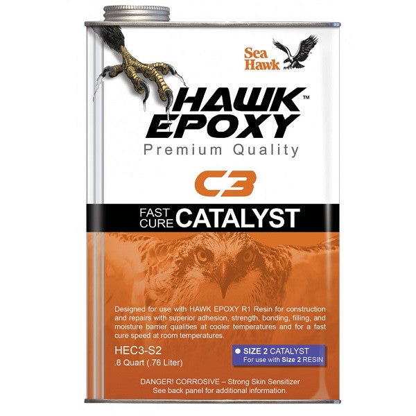 Sea Hawk, Hawk Epoxy C3 Fast Catalyst, Size 1 - .4 Pint