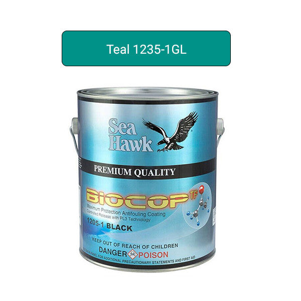 Sea Hawk Biocop TF Bottom Paint, 1235-1/GL