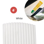 Keel Shield Gator Guard, KeelShield Self Adhesive Hull Protector, 6' Keel Guard, White