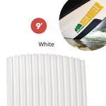 Keel Shield Gator Guard, KeelShield Self Adhesive Hull Protector, 9' Keel Guard, White