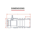 PSS Shaft Seal, PSS PRO Shaft Seal 2-1/4" Shaft & 4" Tube