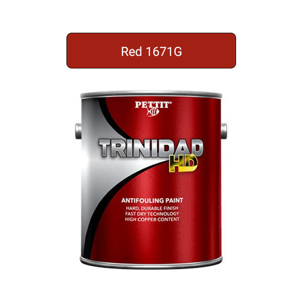 Pettit Paint, Pettit Trinidad HD Hard Antifouling Bottom Paint, Red