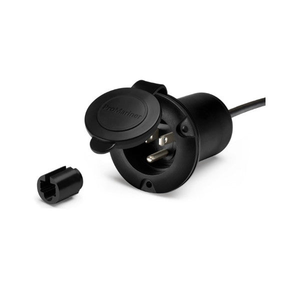 ProMariner Universal AC Plug Holder+, Black