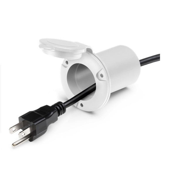 ProMariner Universal AC Plug Holder+, White