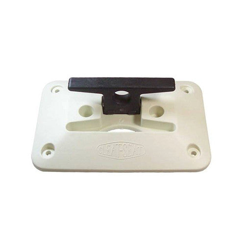 CIPA Cleat Seat Retractable Dock Cleat, White w/ Black Cleat