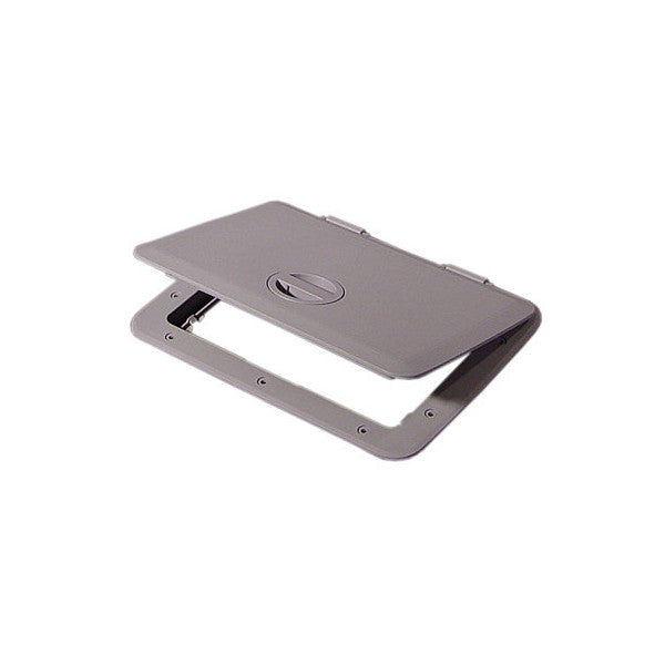 Tempress Cam Hatch w/o Lock - Dark Grey, 11" x 15"