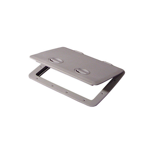 Tempress Cam Hatch w/o Lock - Dark Grey, 13" x 17"