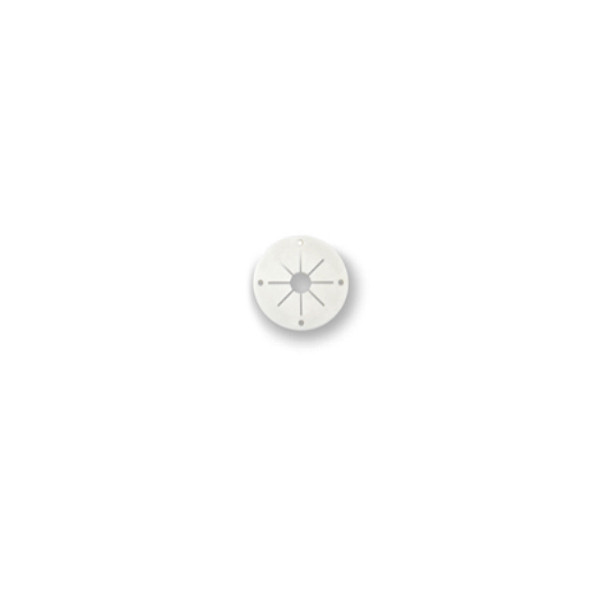 Whitecap Industries, Whitecap White Rubber Utility Grommet (Pair), 2-3/4" O.D.