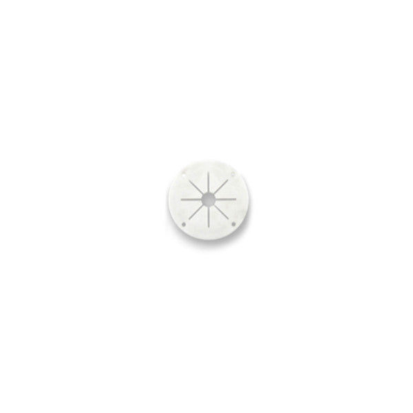 Whitecap Industries, Whitecap White Rubber Utility Grommet (Pair), 3-3/8" O.D.