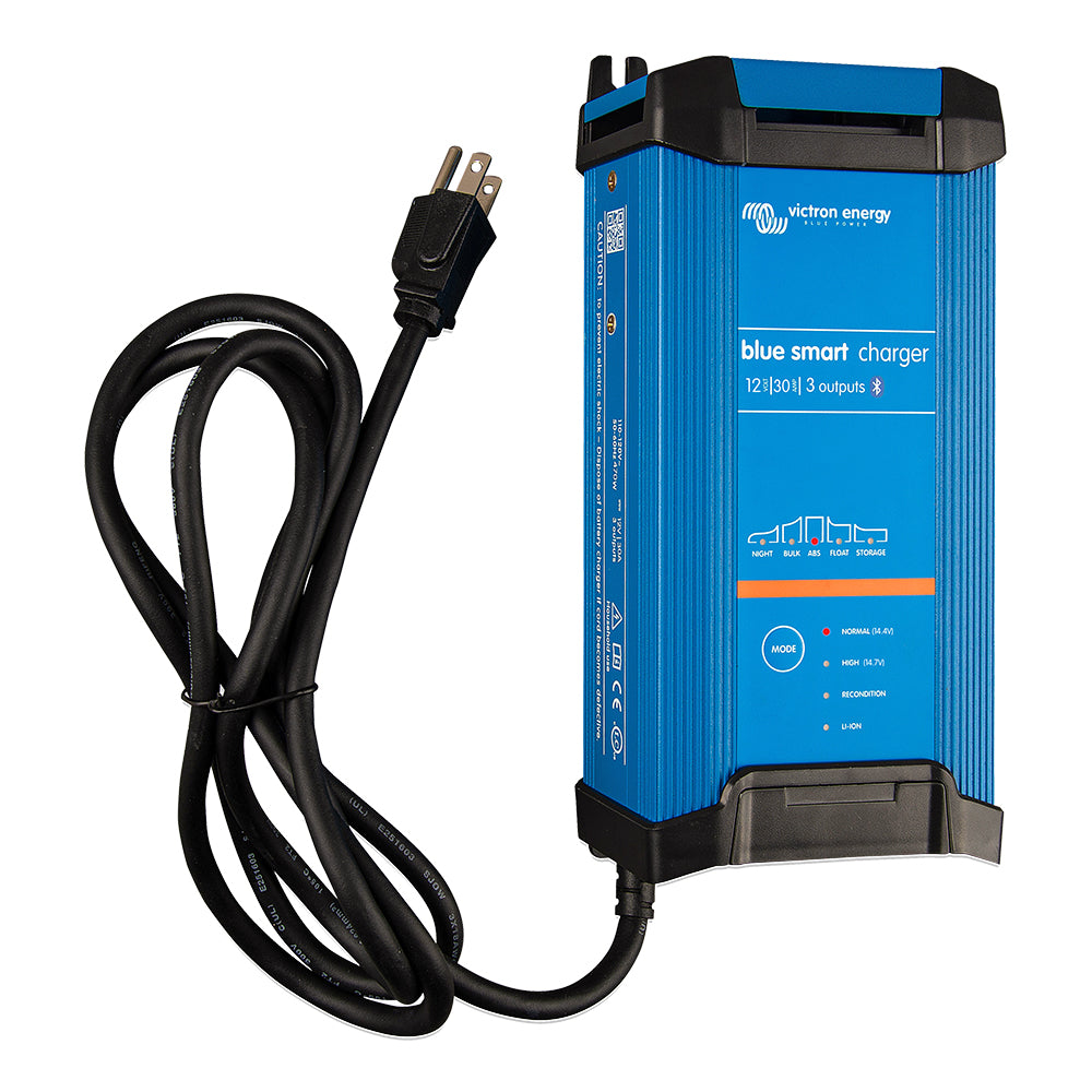 Victron Energy, Victron Blue Smart IP22 12VDC 30A 3 Bank 120V Charger - Dry Mount