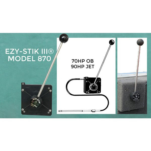 EZY-Glide EZY-Stik III Model 870 Mechanical Steering Kit, 10'