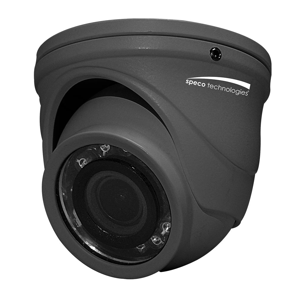 Speco Tech, Speco 4MP HD-TVI Mini IR Turret w/2.9mm Lens - Grey