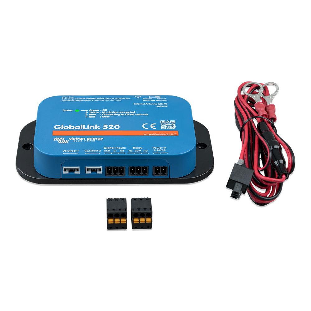 Victron Energy, Victron GlobalLink 520 4G LTE-M Remote Monitoring Device w/5-Year Pre-Paid SIM Card Uses AT&T & T-Mob