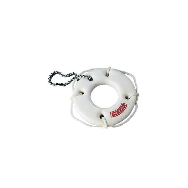 Cal-June, Life Ring Key Chain-White