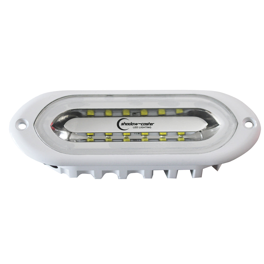 Shadow-Caster LED Lighting, Shadow-Caster SCM-SL Series Flush Mount Spreader Light - White Housing - White/Blue/Red