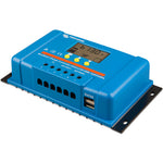 Victron Energy, Victron BlueSolar PWM Charge Controller (DUO) LCD & USB Charge Control - 12/24VDC - 20A