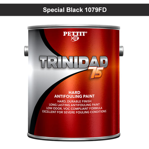 Pettit Paint, Pettit Trinidad 75 Hard Antifouling Bottom Paint, Black