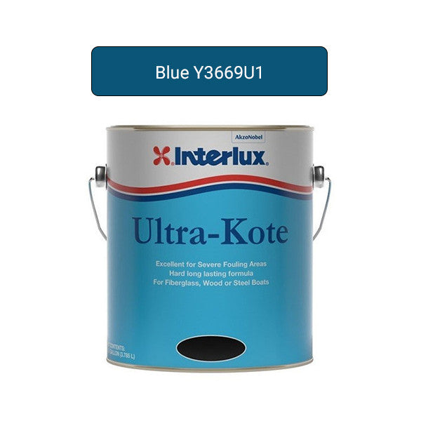Interlux Paint, Interlux Ultra-Kote Hard Antifouling Bottom Paint, Blue