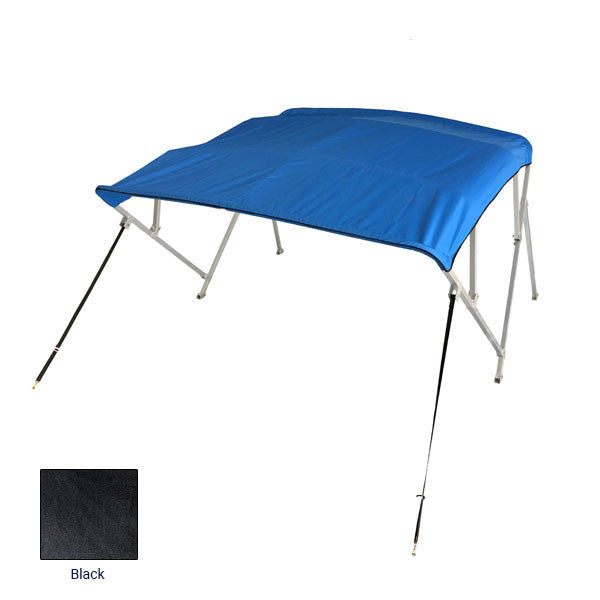 Gen3 Marine 4 Bow Pontoon Bimini Top 56” H x 8’ L 97-103” W Breathable UV-Mildew Resistant Fabric, Free Rear Support Poles, B