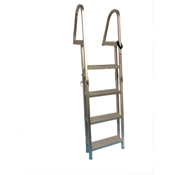 Gen3 Marine Square Tube Aluminum Dock Ladder, 4 Step