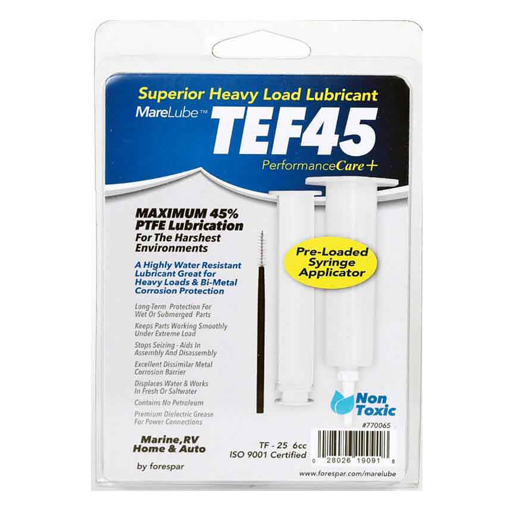 Forespar Performance Products, Forespar Marelube TEF45 6cc Syringe
