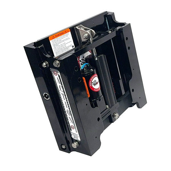 Bob's Machine Shop, Bob's Machine Action Series Jack Plate - Black Powder Coat, 4" Action series Jack Plate