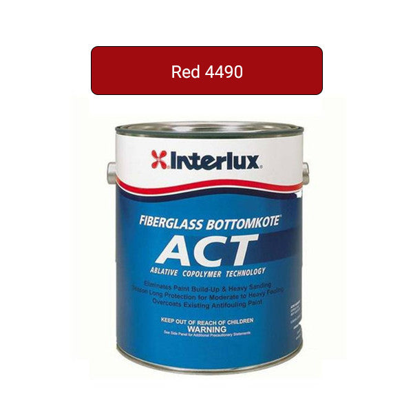 Interlux Paint, Interlux ACT Ablative Antifouling Bottom Paint, Red - Gallon - Y4490U-1