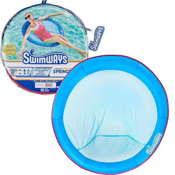 SwimWays Floating Papasan Float, Ultra Blue/Magenta