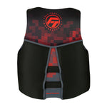 Full Throttle Rapid-Dry Flex-Back Red Men's Life Jacket, Large