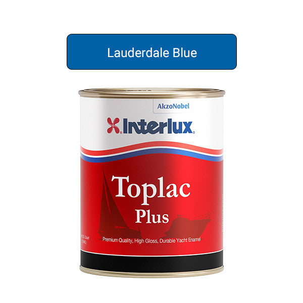 Interlux Paint, Interlux Toplac Plus Marine Paint, Lauderdale Blue - YLK936, Quart