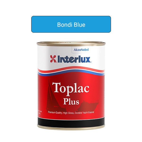 Interlux Paint, Interlux Toplac Plus Marine Paint, Bondi Blue - YLK898, Quart