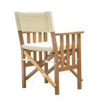 Whitecap Director's Chair II w/Cream Cushion - Teak