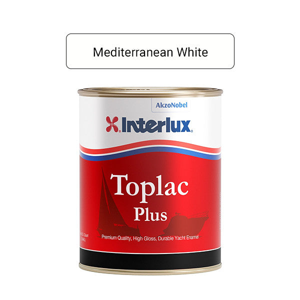 Interlux Paint, Interlux Toplac Plus Marine Paint, Mediterranean White - YLK184, Gallon