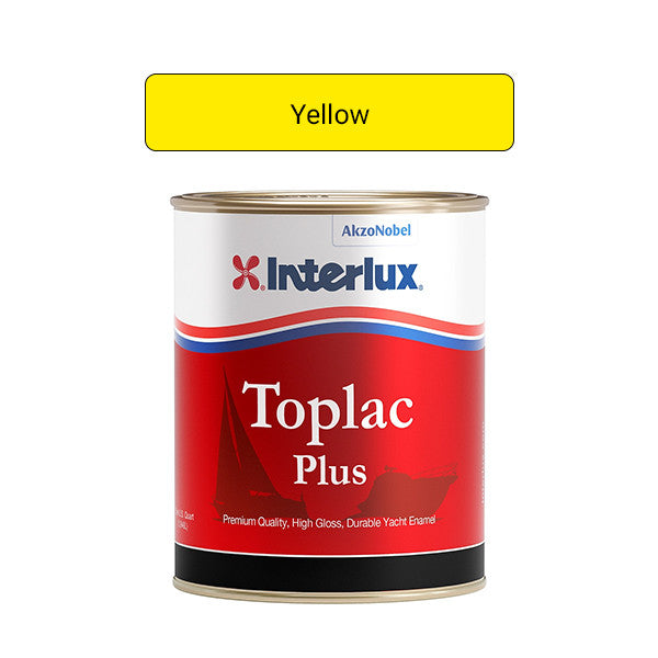 Interlux Paint, Interlux Toplac Plus Marine Paint, Yellow - YLK101, Quart