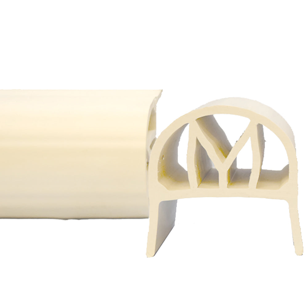 Monarch Marine, Monarch Nor'Easter M-Fender - 4' - White - 2 x 4 Mounting