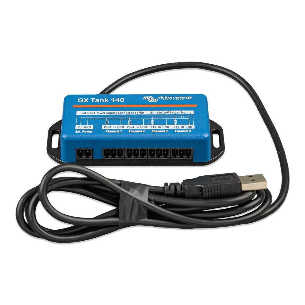 Victron Energy, Victron GX Tank 140 Tank Monitoring f/4-20 MA, 1-10VDC Sensors - Monitors Up to 4 Sensors *Sensor Not Include