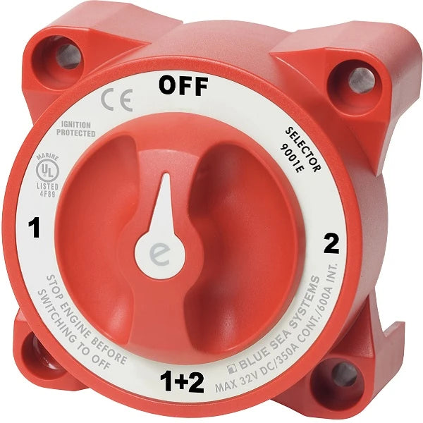 Blue Seas, Battery Switch 'E' 4 Position