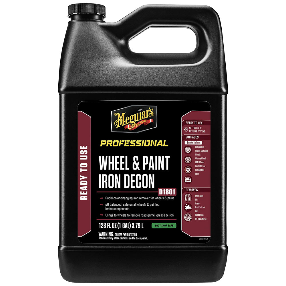 Meguiar's, Meguiar's Wheel & Paint Iron DECON - Pro-Strength Iron Remover - 1 Gallon