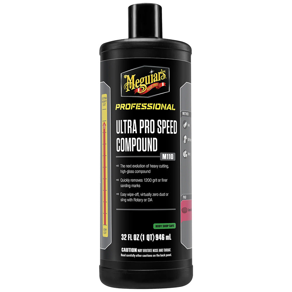 Meguiar's, Meguiar's Mirror Glaze Ultra Pro Speed Compound - Heavy Cut, High Gloss - 32oz