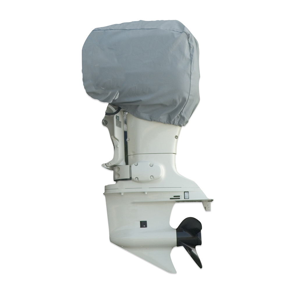 Carver by Covercraft, Carver Sun-DURA® 10-35 HP Universal Motor Cover - 20"L x 20"H x 14"W - Grey