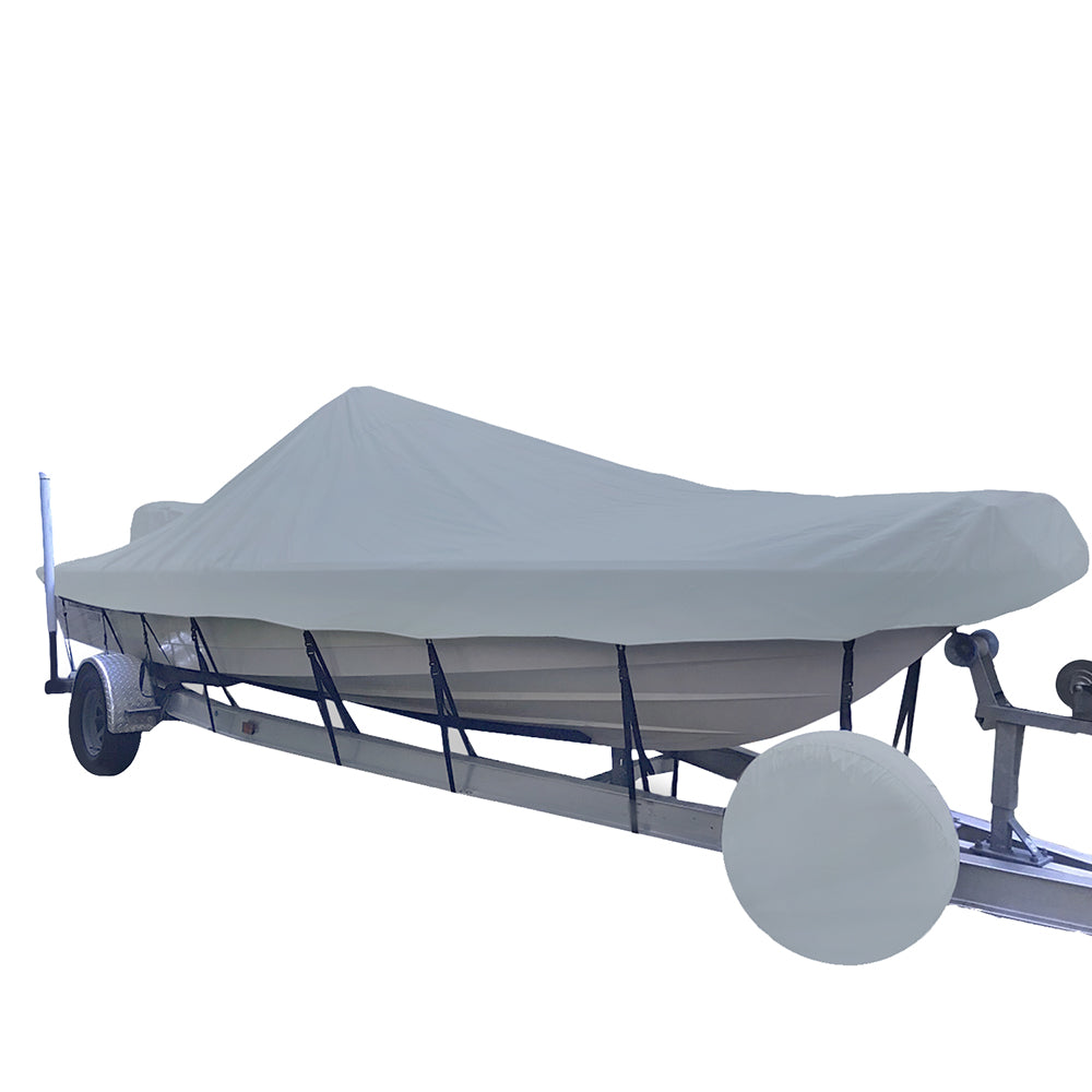 Carver by Covercraft, Carver Sun-DURA® Styled-to-Fit Boat Cover f/19.5' V-Hull Center Console Shallow Draft Boats - G