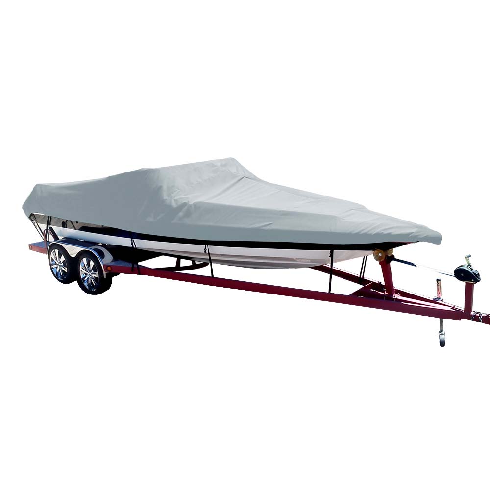 Carver by Covercraft, Carver Poly-Flex II Styled-to-Fit Boat Cover f/21.5' Sterndrive Ski Boats with Low Profile Windshie