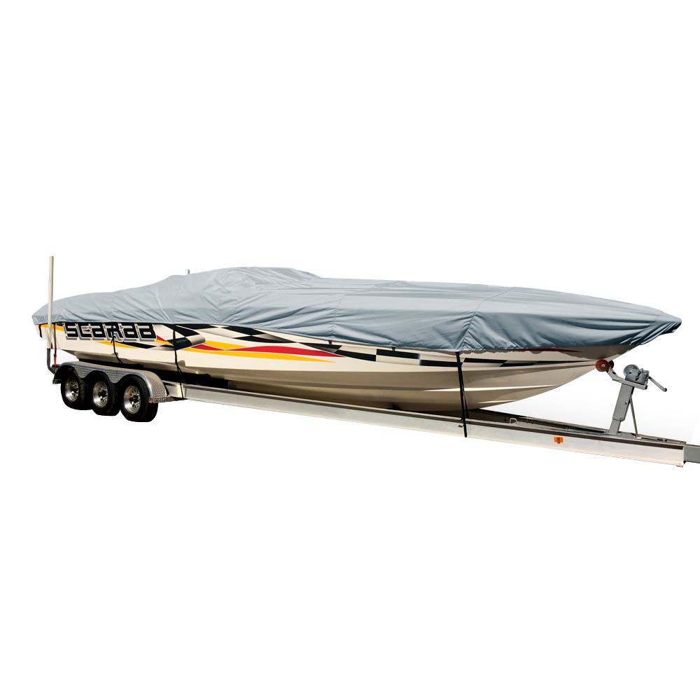 Carver by Covercraft, Carver Sun-DURA® Styled-to-Fit Boat Cover f/28.5' Performance Style Boats - Grey