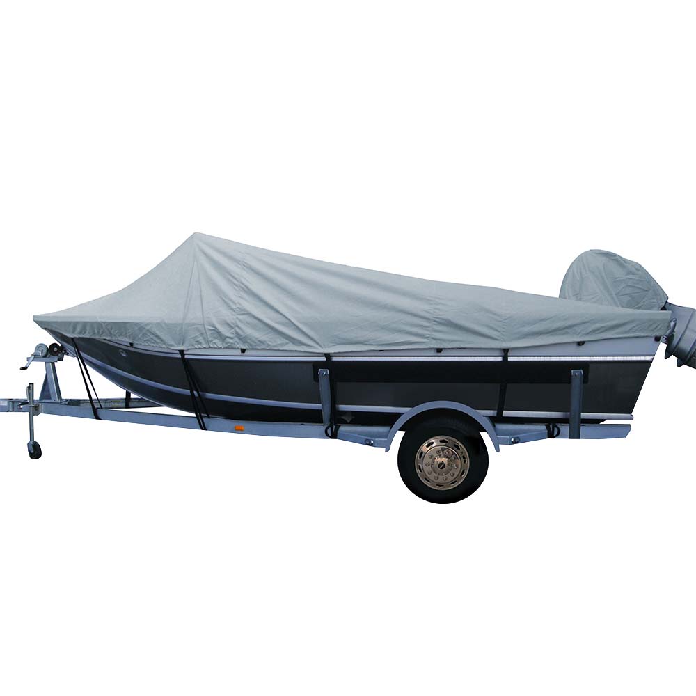Carver by Covercraft, Carver Poly-Flex II Extra Wide Series Styled-to-Fit Boat Cover f/20.5' Aluminum Boats w/High Forwar