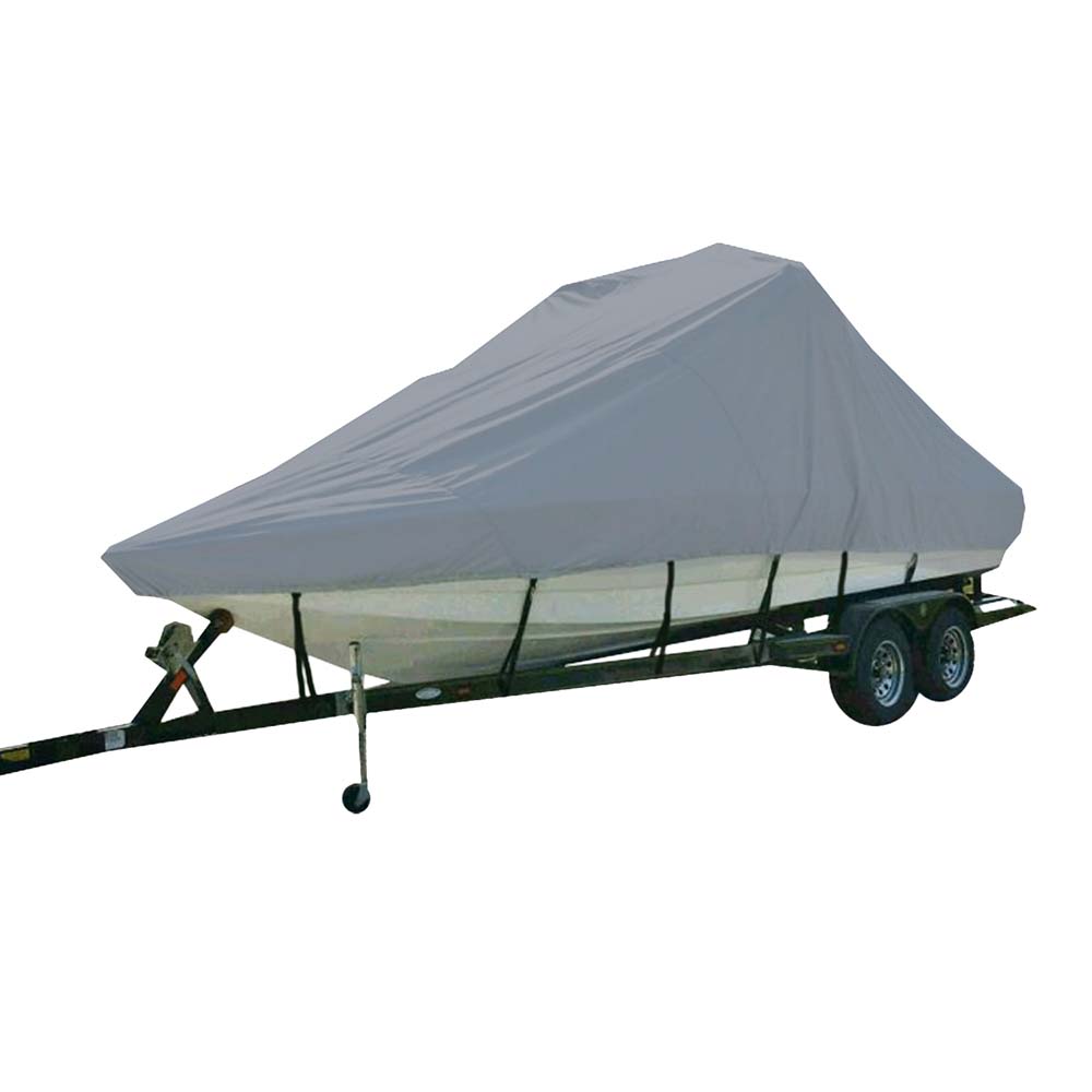 Carver by Covercraft, Carver Sun-DURA® Specialty Boat Cover f/21.5' Sterndrive V-Hull Runabout/Modified Boats - Grey