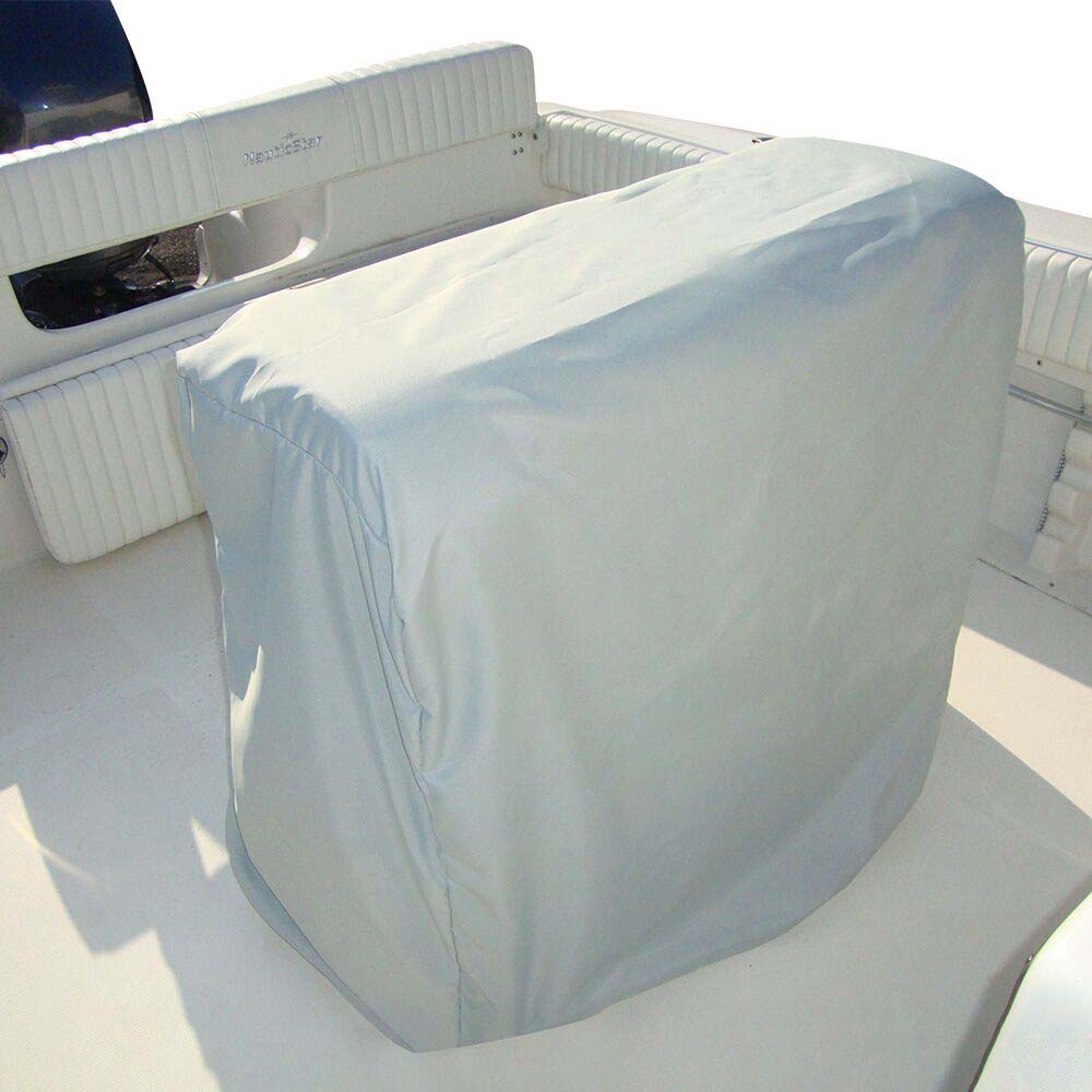 Carver by Covercraft, Carver Poly-Flex II Universal Leaning Post Cover - 47"H x 41"W x 24"D - Grey