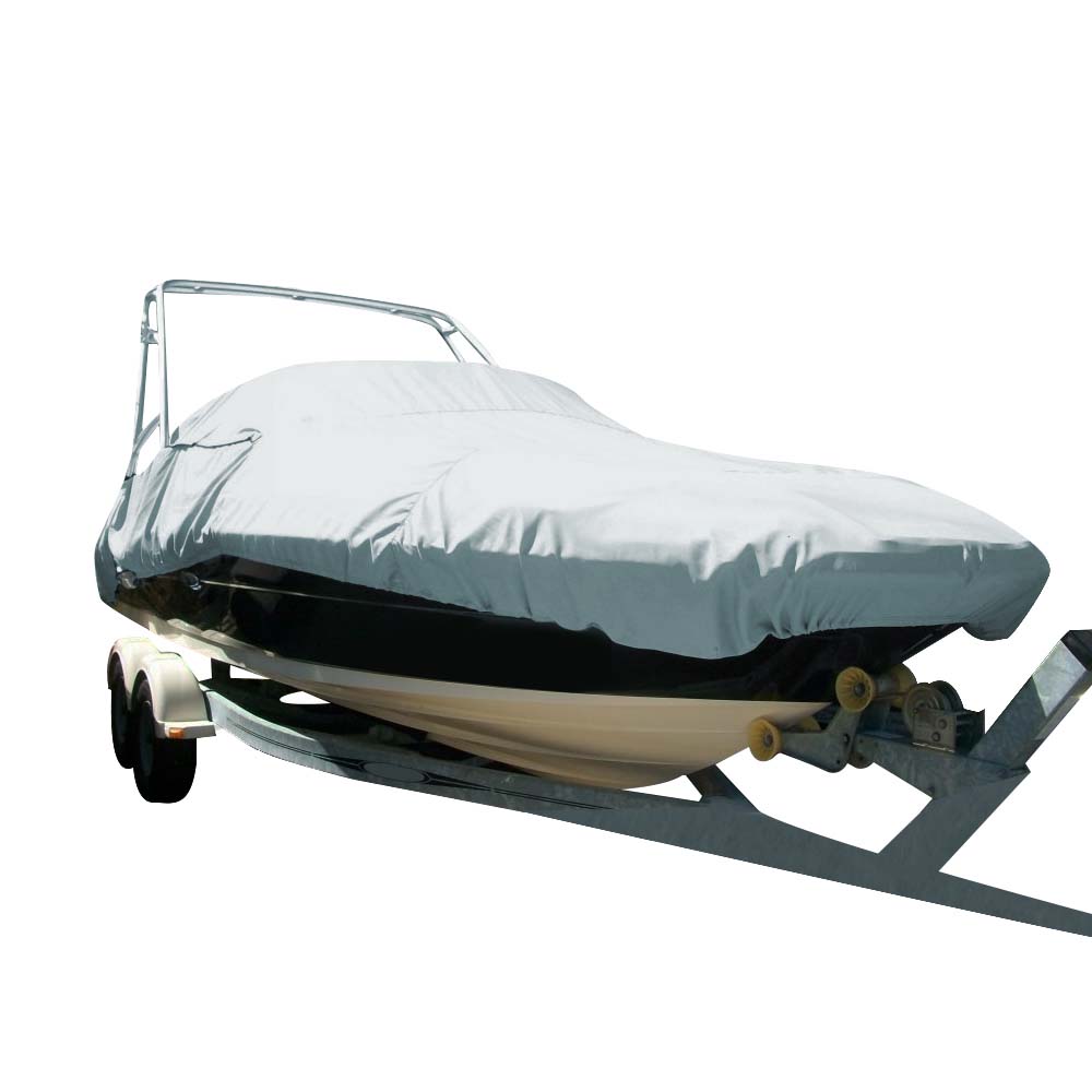 Carver by Covercraft, Carver Sun-DURA® Specialty Boat Cover f/22.5' Sterndrive Deck Boats w/Tower - Grey